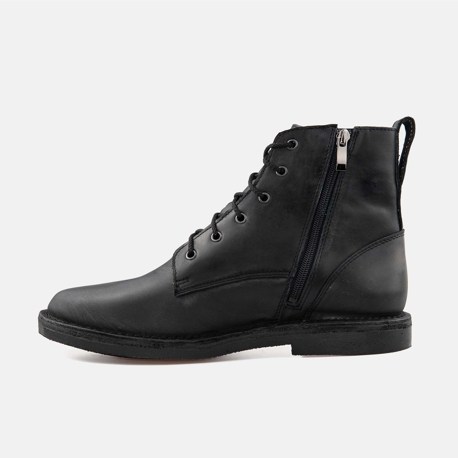 Derby High Zip Black